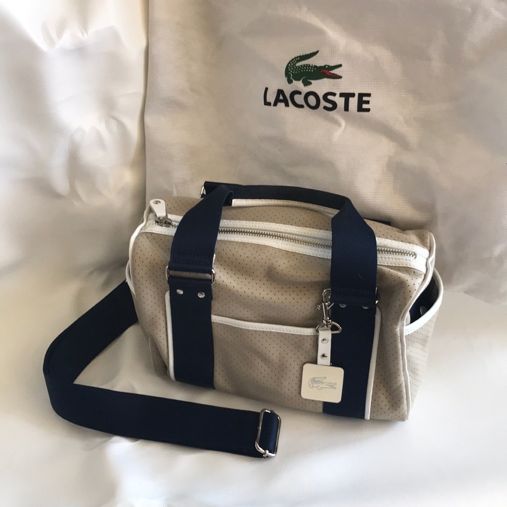 Lacoste leather handbag
